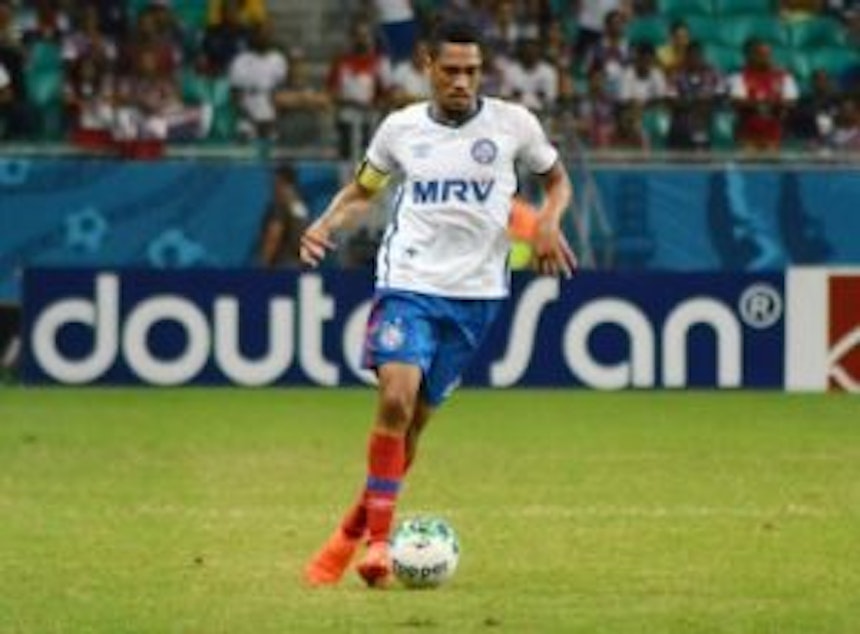 Hernane lamentou o empate entre Bahia e Atlético-GO. (Foto: Jefferson Peixoto/ Ag. Haack/ Bahia Notícias)