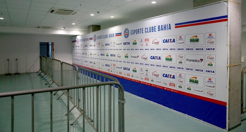 Comunicação visual da Arena Fonte Nova (Foto: Felipe Oliveira/Divulgação/EC Bahia)