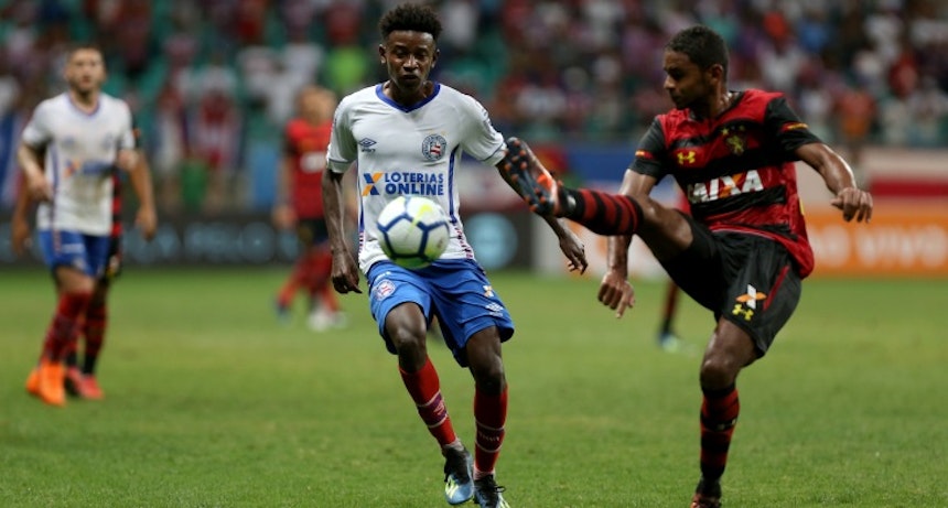 Ramires em jogo do Bahia contra o Sport (Foto: Felipe Oliveira/Divulgação/EC Bahia)